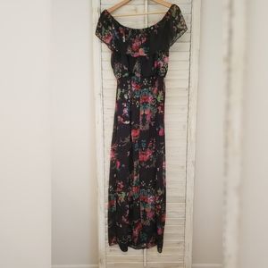 Bailey Blue Boho Floral Dress | Size M